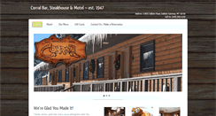 Desktop Screenshot of corralbar.com
